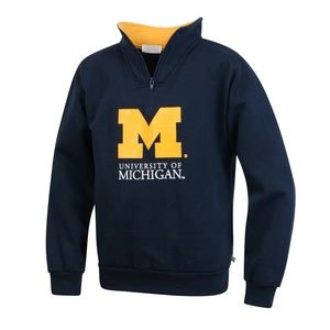 University of Michigan Boys Fleece Pullover